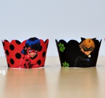 Подложка за мъфини Калинката и Черния Котарак, 6 бр. в опаковка