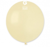 Балон цвят Масло / Butter, 48 см диаметър, Gemar G19/103 /Uk/