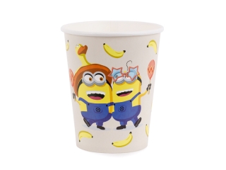 Хартиена чашка Миьньони/Minions, 250мл, 6бр. /Pd/