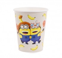 Хартиена чашка Миьньони/Minions, 250мл, 6бр. /Pd/