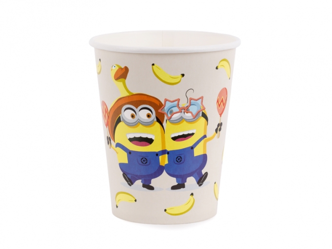 Хартиена чашка Миьньони/Minions, 250мл, 6бр. /Pd/