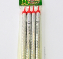 Фонтан за торта 4бр, 20 см, сребърен, бездимен