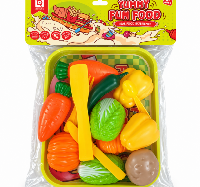 Детски комплект за игра със зеленчуци „Yummy Fun Food“ /Li/