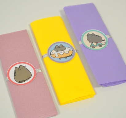 Парти салфетки Коте Пушийн Pusheen, 33х33 см, 6 бр. пакет