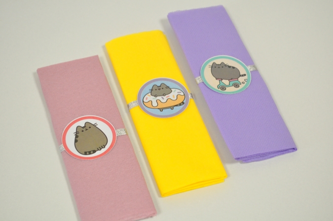 Парти салфетки Коте Пушийн Pusheen, 33х33 см, 6 бр. пакет