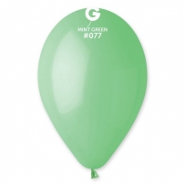 Балон цвят Мента зелен, диаметър 30 см, 100 бр. в пакет, Gemar G110 #077 /Uk/