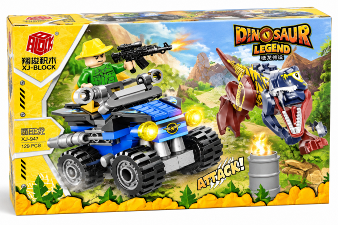 Конструктор Dinosaur Legend с 129 части /Li/