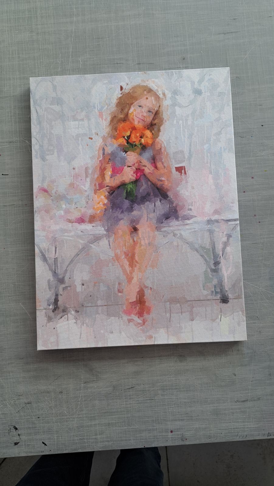 Печат на снимка върху канава, размер 30х40 см