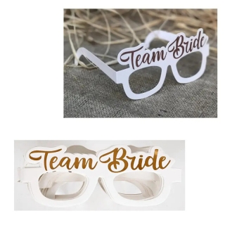 Парти очила за моминско парти "Team Bride" /10 броя/ /Km/
