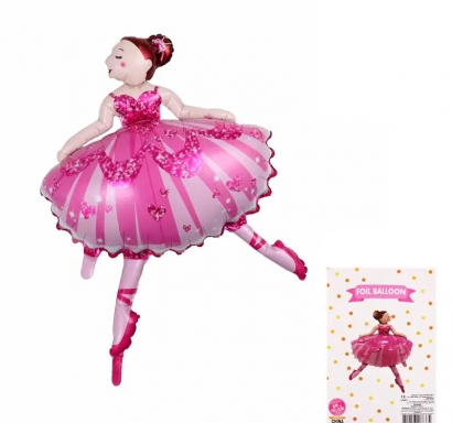 Фолиев балон Балерина 103см /Km/