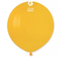 Балон  жълт  пастел, 48 см диаметър, Gemar G150/003 /Uk/