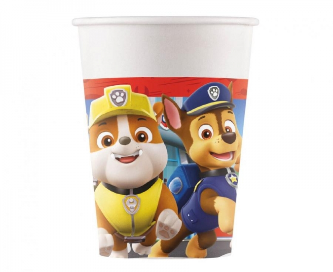 Хартиена чашка Пес патрул/Rescue Heroes, 200 мл, 8 бр. в опаковка /Gd/