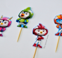 Топер за мъфини Топ Кадети, 6 бр. в опаковка