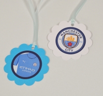 Персонализиран парти медальон Манчестър Сити, 5бр. пакет