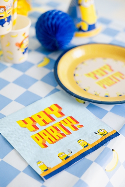 Парти салфетки Миньони/Minions, 33х33см 20бр. /Pd/