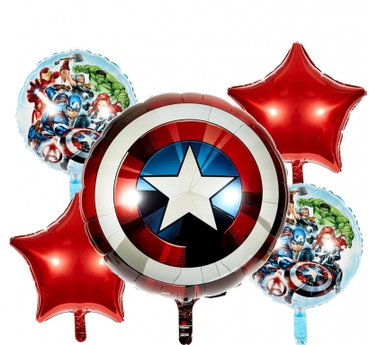 Комплект 5 бр. фолиеви балони Отмъстителите/Avengers /Pe/