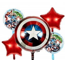 Комплект 5 бр. фолиеви балони Отмъстителите/Avengers /Pe/