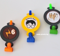 Персонализирана парти свирка Хари Потър, 5 бр. пакет