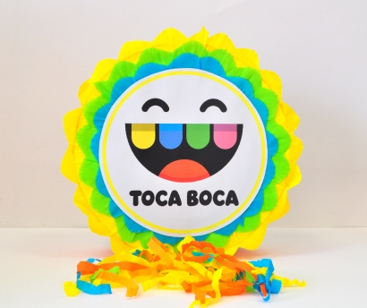 Пинята Тока Бока, две лица 40х40 см