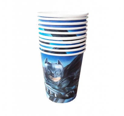 Хартиена чашка 200 мл Батман, 10 бр. в пакет /Pe/