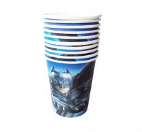 Хартиена чашка 200 мл Батман, 10 бр. в пакет /Pe/
