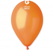 Балон оранжев металик, диаметър 26 см, 10 бр. в пакет Gemar GM 90 #031 /Uk/