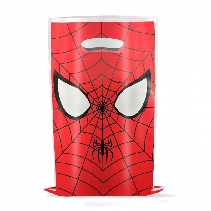 Подаръчни торбички, Спайдърмен, 17х25см, 10 бр. в опаковка /Pe/