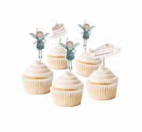 Топер за мъфини Феята от захарницата, 6 бр. в опаковка
