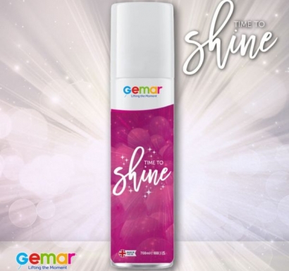 Спрей за блясък на балони „Time to shine“ Gemar, 700мл.  /Gx/