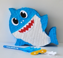Пинята фигура Бейби Шарк Baby Shark, височина 55 см