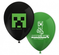 Комплект 8бр. латексови балони Майнкрафт / Minecraft  /Gd/
