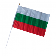 Български флаг/знаме с дръжка, 30х45см /Mb/