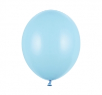 Балон цвят бебешко син, диаметър 30 см, 10 бр. в пакет /Pd/