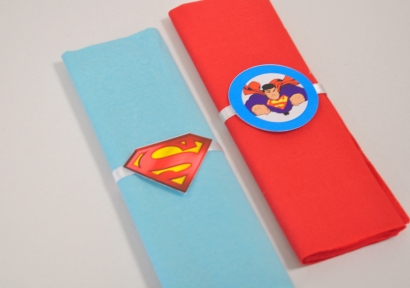 Парти салфетки Супермен, 33х33 см, 6 бр. пакет