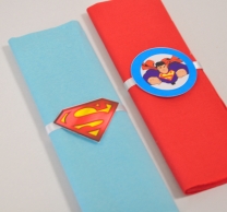 Парти салфетки Супермен, 33х33 см, 6 бр. пакет