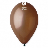 Балон цвят кафяв,  диаметър 30 см, 100 бр. в пакет, Gemar G110 #048 /Uk/