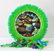 Пинята Костенурките Нинджа, две лица 40х40 см