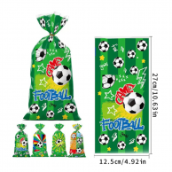 Подаръчни торбички целофан, Футбол, 27х12,5см, 50бр. /Pe/