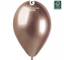 Балон хром розово злато, диаметър 33 см,Gemar GB120 #096 /Uk/