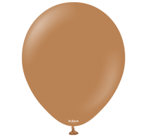 Балон цвят кафяв Карамел / Caramel Brown, Калисан, диаметър 30 см, 10 бр. в пакет