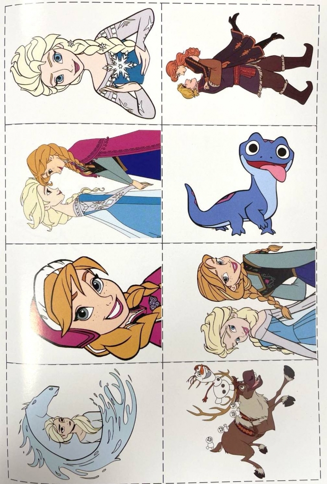 Книжка за оцветяване с включени стикери Елза, Замръзналото кралство /St/