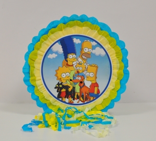 Пинята Симпсън, две лица 40х40 см