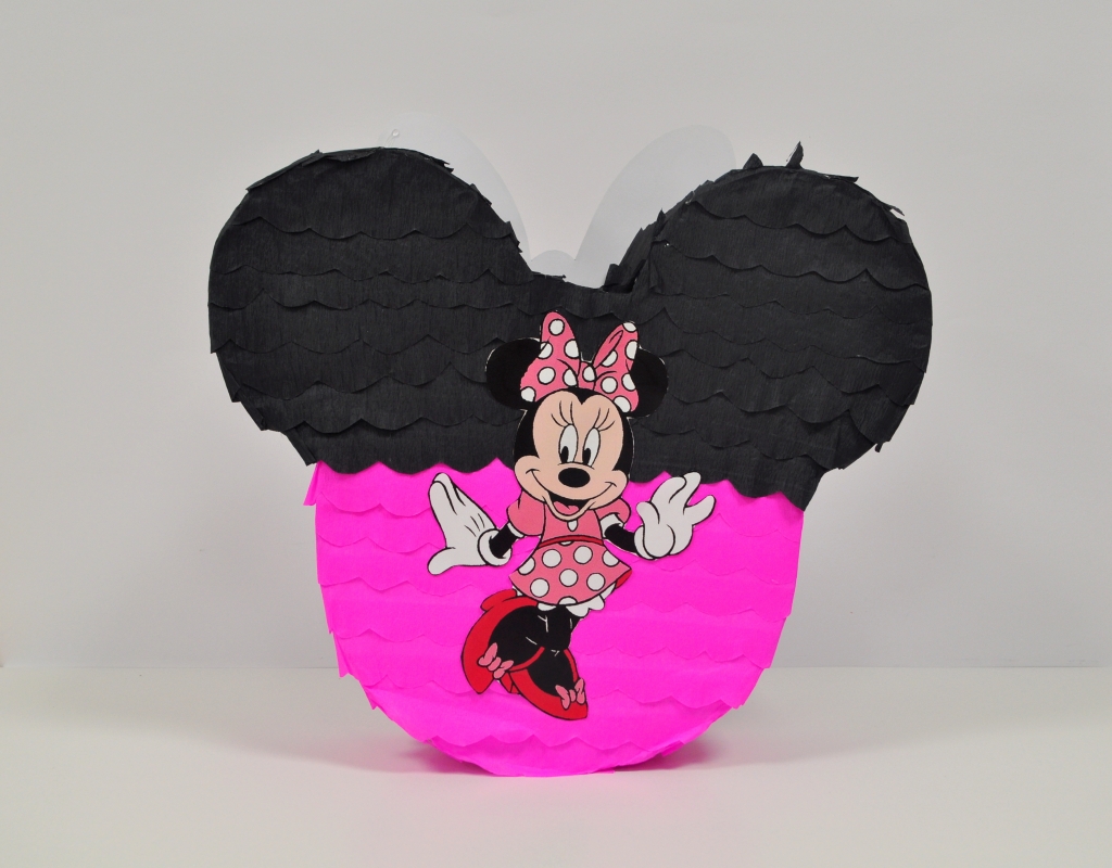 Пинята Мини Маус фигура 45х38 см, две лица