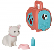 Играчка Котенце в кошничка с 2 аксесоара /Mb/