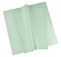 Опаковъчна хартия с борд, цвят мента, 57 х 56см. /Km/