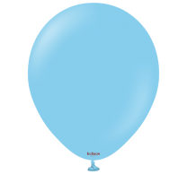 Балон бебешко син / Baby blue, Калисан, диаметър 30 см, 10 бр. в пакет