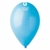 Балон цвят Светло син, диаметър 30 см, 100 бр. в пакет, Gemar G110 #009 /Uk/