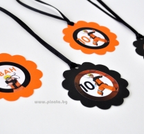 Персонализиран парти медальон Наруто, 5бр. пакет