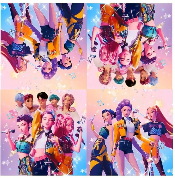 Парти салфетки Кей Поп/K-Pop Hunters, 33х33см 20бр. /Gх/