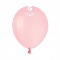 Балон цвят Розова пудра, Powder pink, диаметър 13см,100бр. в пакет, Gemar A50 107 /Uk/